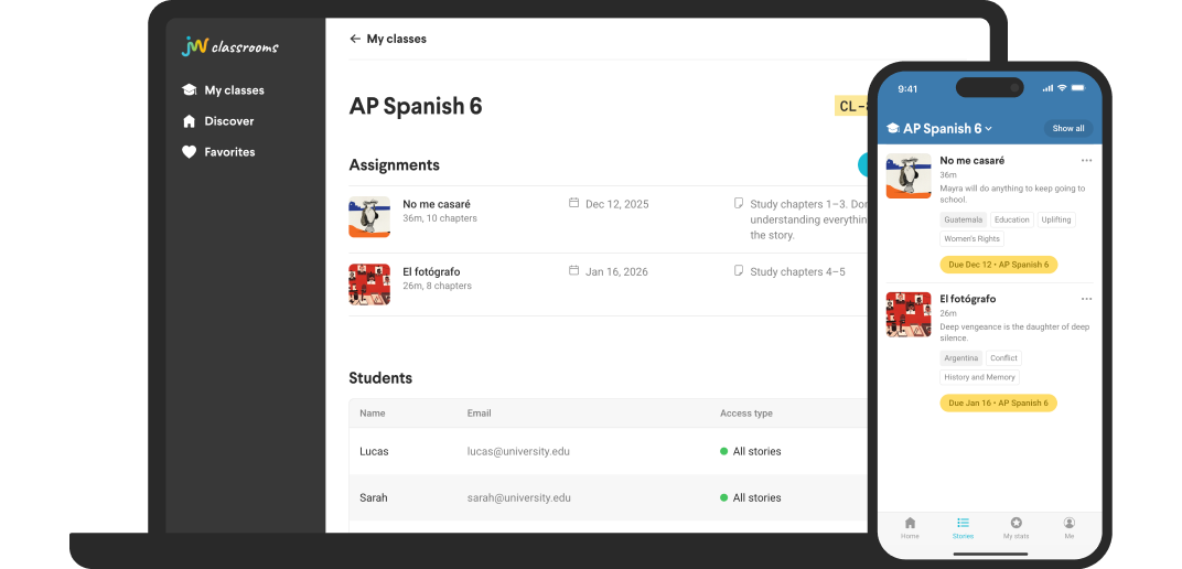 Jiveworld classrooms