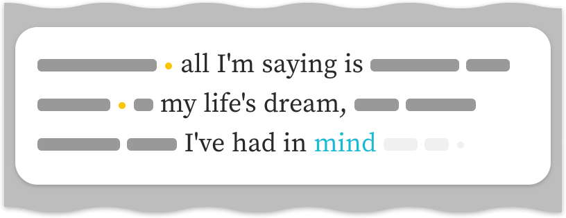 Redaction mobile screenshot