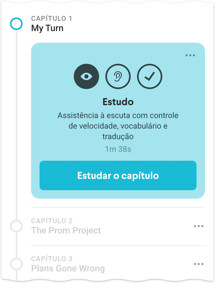 Chapters mobile screenshot